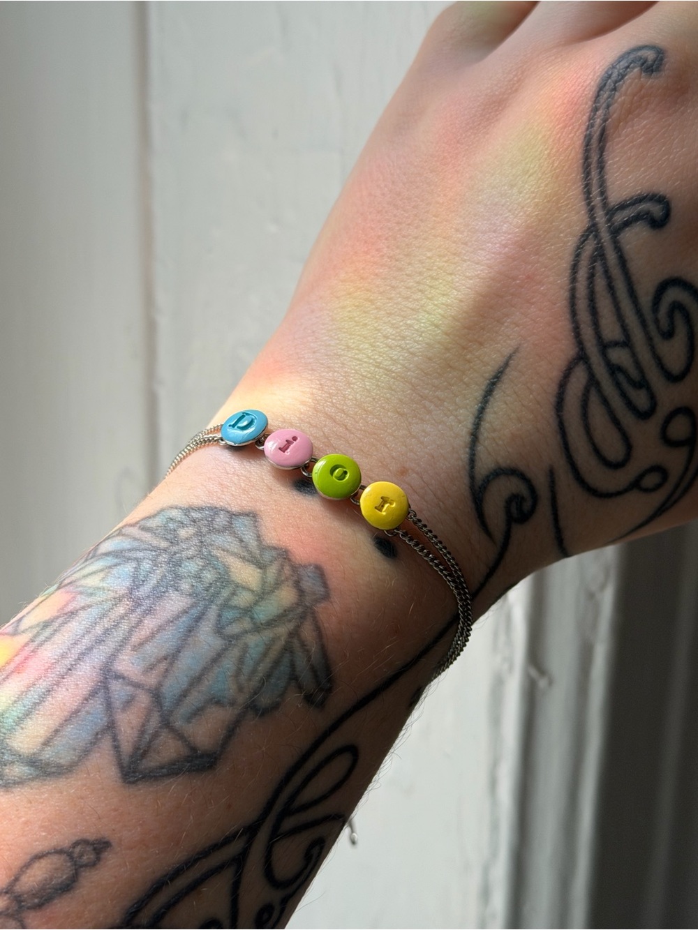 Vintage Dior John Galliano Era Pastel Candy Bracelet